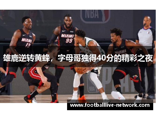 雄鹿逆转黄蜂，字母哥独得40分的精彩之夜